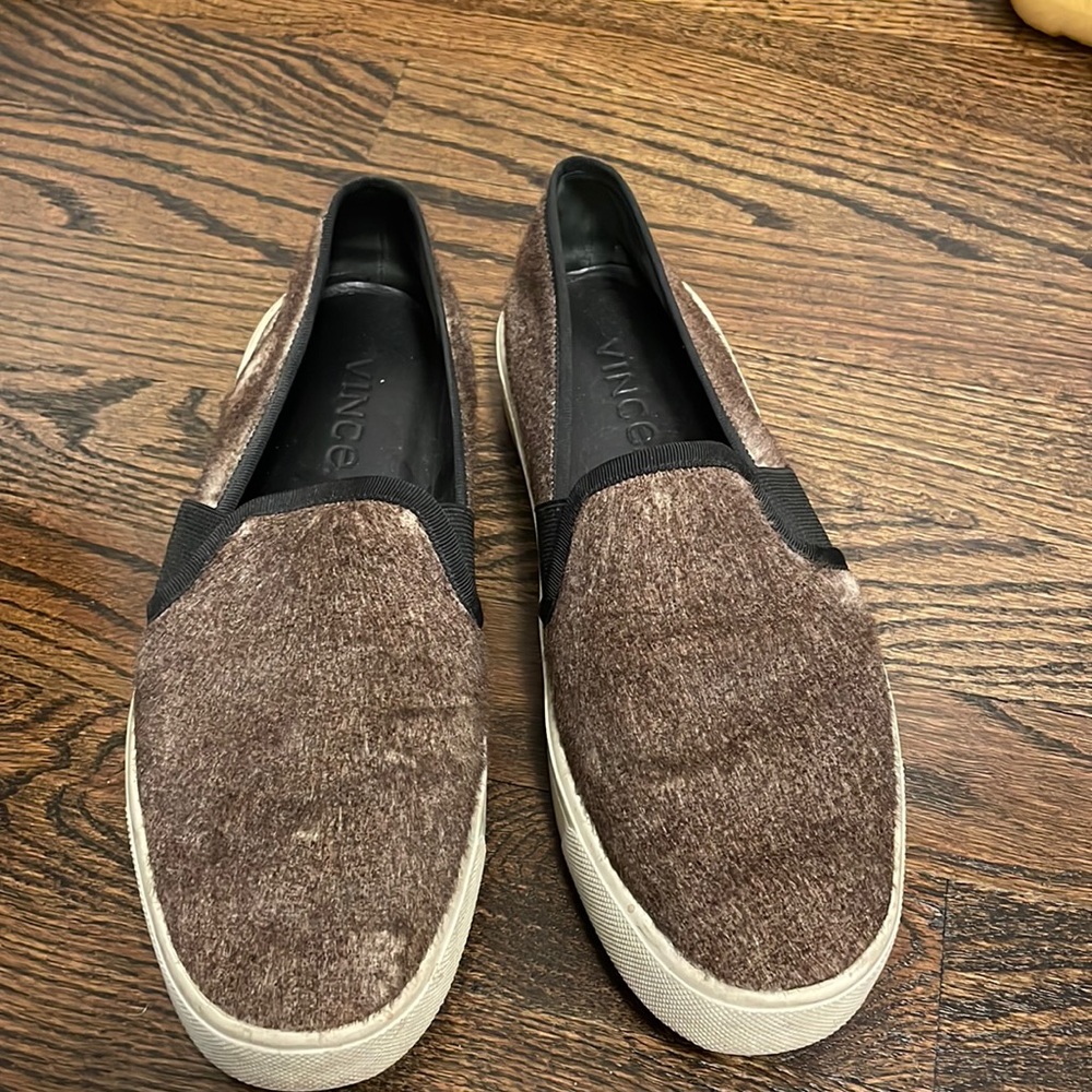 Vince pony hair slip in size 6.5 eur 37